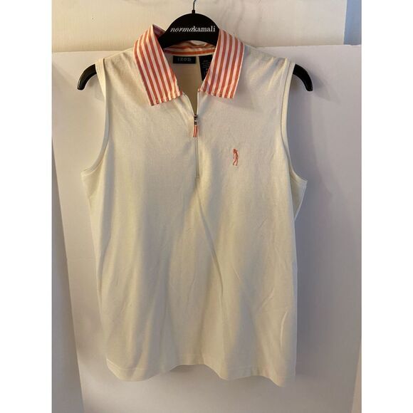 Izod gold sleeveless shirt medium m - Picture 2 of 6